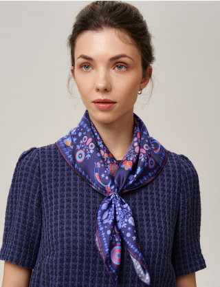 Картинка Шовкова хустина «Слобожанщина. Безкрає небо»